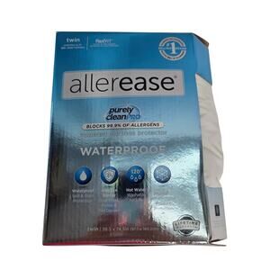 Allerease Twin Zippered Waterproof Mattress Protector -Allegan Barrier